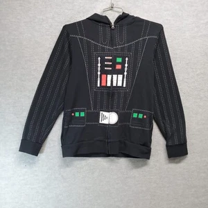 Star Wars Boys Sweatshirt XL Black Hoodie Darth Vader Armor Outfit Graphic Print - Picture 1 of 9