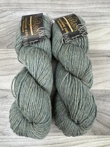 2 SKEINS CASCADE YARNS 220 YD HEATHERS PERUVIAN HIGHLAND WOOL COLOR 9450 SMOKE - Picture 1 of 1