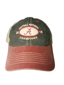 Alabama 2015 National Championship Baseball Hat Cap NCAA Snapback - Picture 1 of 6