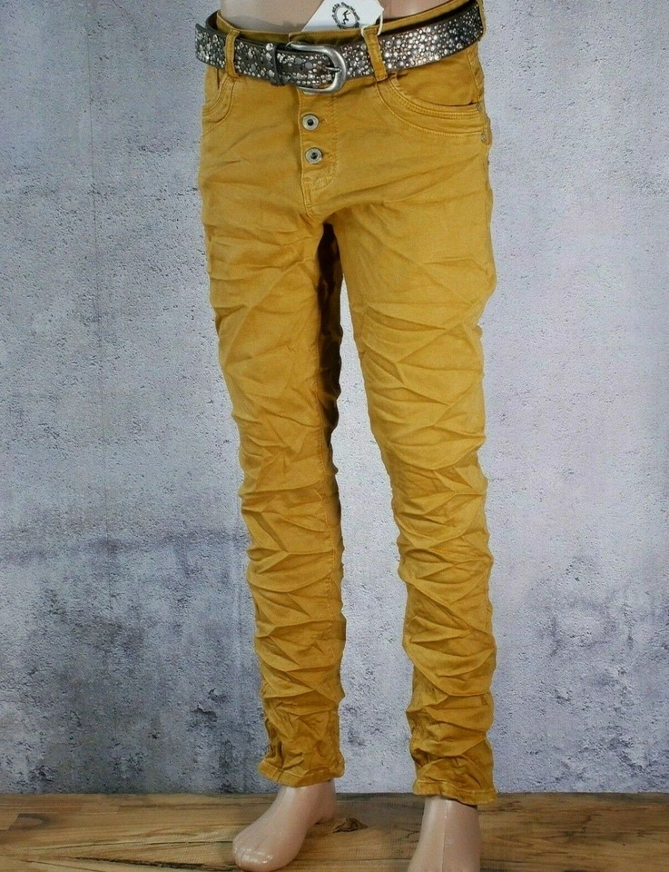 ♥️ 18 Farben KAROSTAR CLASSIC Baggy Boyfriend BASIC Jeans Hose *555 - Bild 1 von 1