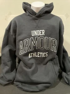 Neu mit Etikett Herren Large Under Armour Leichtathletik schwarz Hoodie Logo Fitnessstudio Freizeit 1366411 - Bild 1 von 10