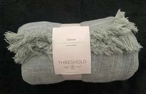 Threshold Throw Blanket 50in x 60in Green BRAND NEW - Picture 1 of 2