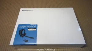 Système de casque Bluetooth Plantronics B230-M Voyager PRO UC noir argent comme NEUF - Photo 1/4