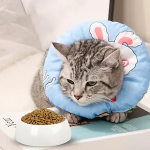 1PCS Pet Recovery Collar Anti-Bite Soft Neck Cone Adjustable For Dog Cat S-L - Picture 1 of 12
