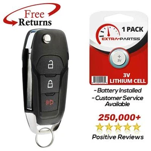 For 2015 2016 2017 2018 2019 Ford F-150 F-250 F-350 Keyless Remote Flip Key Fob - Picture 1 of 7