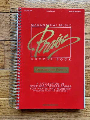 Maranatha! Music Praise Chorus Song Book Expanded 3rd Ed 1993 VG Vintage Spiral - Image 1 of 4