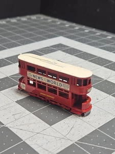 Lesney Matchbox Tram London Transport #3 News Of The World Trolley Vintage Toy - Picture 1 of 12