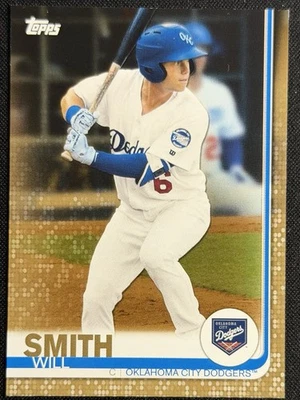 2019 Topps Gold /50 Will Smith #148 Rookie RC Los Angeles Dodgers - Image 1 of 3