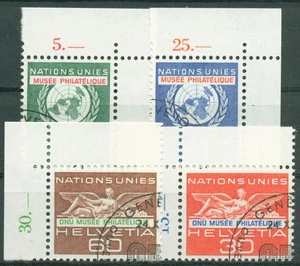 Europ. Amt der Ver. Nationen (ONU/UNO) 1962 Philatelie-Museum 34/37 gestempelt - Picture 1 of 1