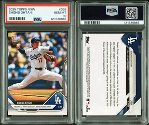 PSA 10 Shohei Ohtani 2025 Topps Now #338 1st K Dodgers Pitching MLB MVP - Picture 1 of 11