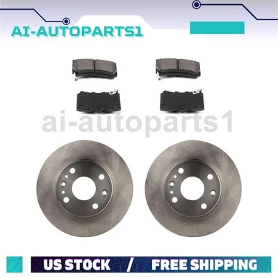 Juego de rotores de freno delanteros y pastillas de freno para Ford Aspire 1994 1995 1996 1997 Foto 1 de 4