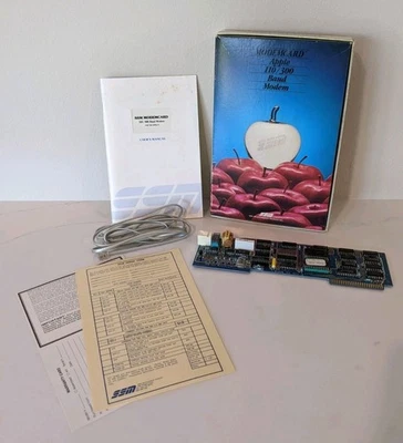 Modemcard 110/300 BAUD Model Card for Apple II - Image 1 of 4
