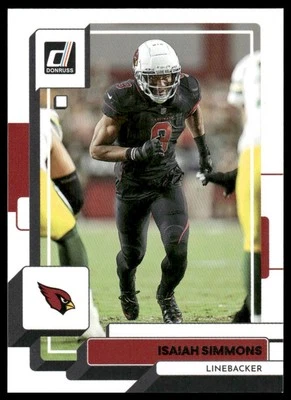 2022 Donruss #9 Isaiah Simmons - Image 1 of 2