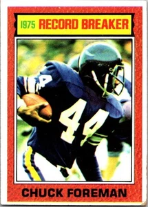 1976 Topps #3 Chuck Foreman - Picture 1 of 2