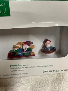 1999 Dept 56 North Pole Series Downhill Elves 56439 Add On figures - Bild 1 von 5