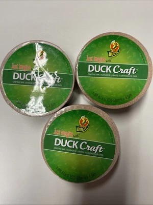 Lot of 3 Duck Brand Cork Craft Tape, 1.88 Inch x 5 yard Roll (15 YARDS TOTAL) - Изображение 1 из 3