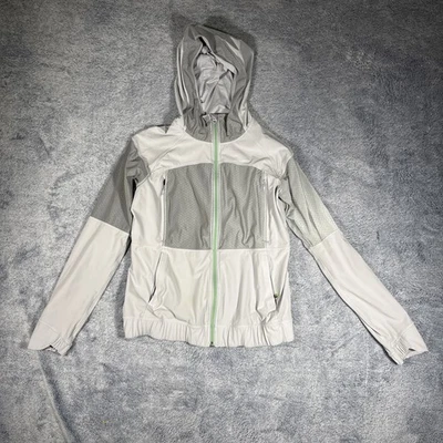 Lululemon Vintage Jacket Womens  Gray Zip Track Coat Run Gym Activewear Rare - Image 1 of 4