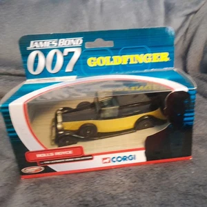 Corgi TY06801 James Bond 007 " Goldfinger "Rolls Royce Diecast 2002 Pre-owned - Picture 1 of 8