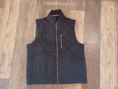 Orvis Black Quilted Vest Classic Collection Full Zip Pockets Men’s Large - Image 1 of 4