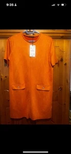 Zara Women's Suede Dress Size Medium - Picture 1 of 11