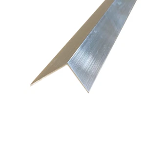 1" x 1.5" Aluminum Angle Mill Finish 92" Long Corner Trim - Cargo Trailer, Home - Picture 1 of 3