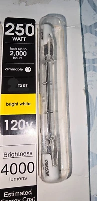 FEIT ELECTRIC, 1 T3 R7 BULB DIMMABLE BRIGHT WHITE 250W 120V 4000LUMENS - Image 1 of 3