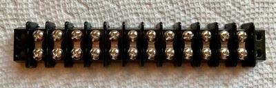 Kulka Brand 12 position (24 screw terminals) Barrier Terminal Block - Brand New! - Image 1 of 3