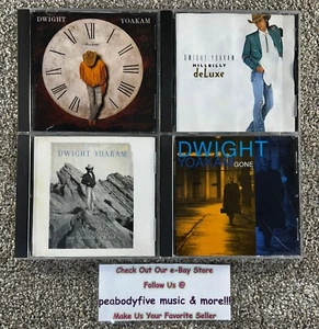 DWIGHT YOAKAM - 4CD Lot - This Time, Hillbilly Deluxe, Just Lookin For Hit, Gone - Imagen 1 de 2