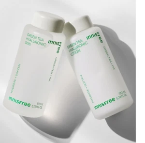 Innisfree Green Tea Hyaluronic Lotion 170ml & Skin 170ml Moisturize Skincare - Picture 1 of 15