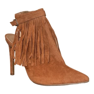 Ladies Anne Michelle Peep Toe Tassle Heels size 10 - Picture 1 of 6