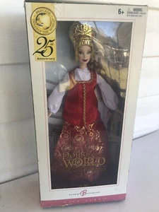 Barbie da Collezione 25° Anniversario Principesse Bambole del Mondo Etichetta Rosa - Foto 1 di 4
