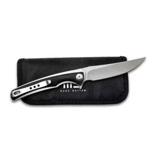 WE Knife 704X 3.5" EDC Folding Pocket Knife D2 Steel G10 Scales - Black 704x-C - Picture 1 of 9
