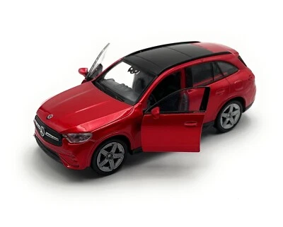 WELLY Modèle De Voiture Mercedes Benz GLC 220D 1:34-39 Rouge Miniature Véhicule