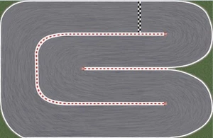 Circuito ancho carretera para corredores como Dr!ft o Siku 250cm x 166cm pistas - Imagen 1 de 3