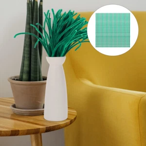 100 Pcs Farbspitzen Kind Blumenstiele Draht Dekorative Blumenstange - Bild 1 von 12