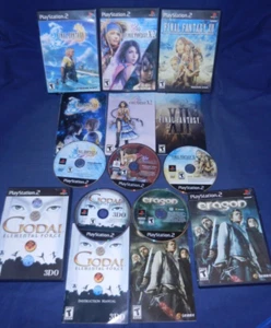 PS2; Final Fantasy X, Final Fantasy X-2, Final Fantasy 12, Godai Elemental, Eragon - Imagen 1 de 6
