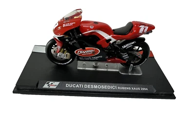 MODELLINO MOTO DIECAST DUCATI DESMOSEDICI RUBENS XAUS 2004 1/24 - Immagine 1 di 4
