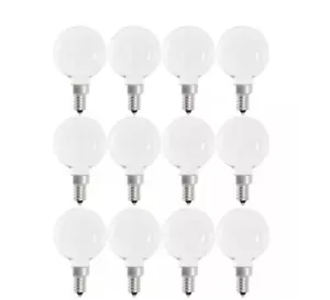 Feit Electric 40-Watt Equivalent G16.5 Dimmable Filament CEC Light Bulb 12-Pack - Picture 1 of 4