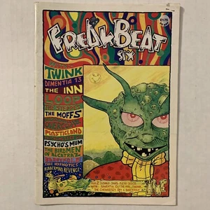 Freak Beat #6 1989 UK Fanzine 3-D Psych 2 Flexi Discs Twink Dimentia 13 The Inn - Picture 1 of 10