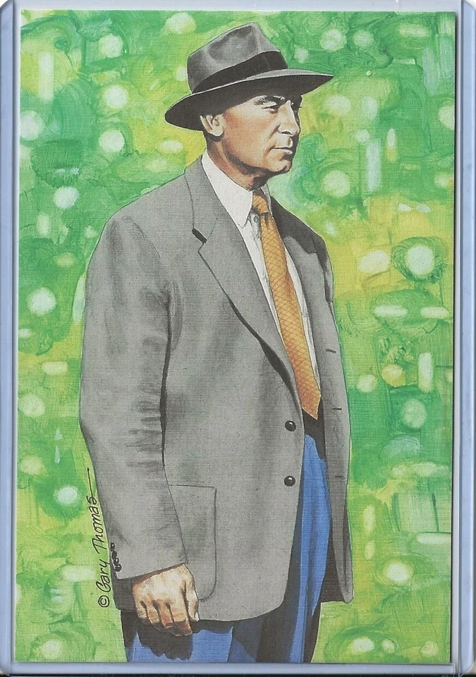 1991 Ray Flaherty Goal Line Art Postcard Unsigned - Series 3 Three - Image 1 of 1