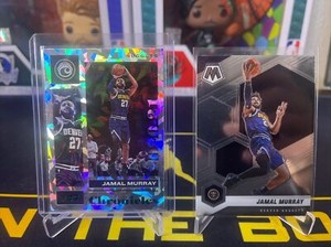 2020-21 Panini Chronicles Jamal Murray Cracked Ice Green #2 Nuggets