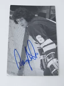 Glenn Hicks Minnesota North Stars Signed Autographed Original NHL 5X3 Photo - Picture 1 of 2