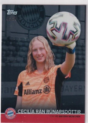 Topps Bayern Munich Team Set 2022 Football Cecilia Ran Runarsdottir 9/50 - Image 1 of 2