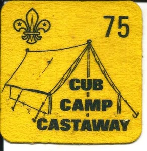 bp 06 Pfadfinder - CASTAWEY - Cub Camp - Abzeichen . 1975 - Bild 1 von 1