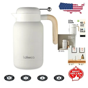 1.5L Insulated Coffee & Tea Carafe - Stylish Water Pitcher with Spill Proof Lid - Picture 1 of 8
