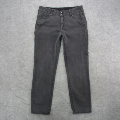 Lane Bryant Women's 18 Black Stone Wash High Rise Mom Jeans - Image 1 of 4