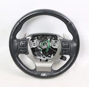 LEXUS IS350 F SPORT Perforated Leather Heated Steering Wheel 2017-2023 - Picture 1 of 8