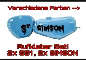 SIMSON AUFKLEBER SET! 4 AUFKLEBER tuning moped Kultur suhl s51 sticker oldschool - Bild 1 von 2