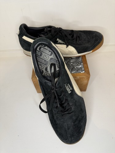 Scarpe sneakers casual Puma uomo Roma basic nere taglia 12