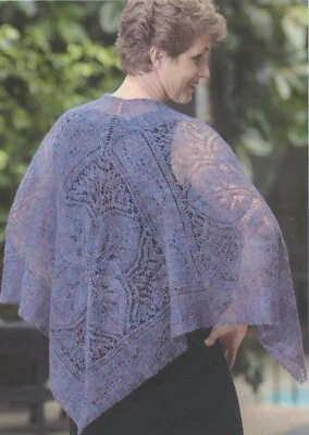 Raku Suri Stole - Alpaca Yarn Company Knitting Pattern PT-26 - Pattern Only - Image 1 of 2
